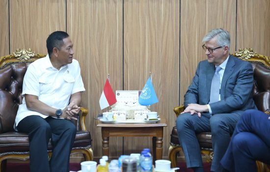Wamenhan RI Terima Kunjungan Pejabat Tinggi PBB Bahas Kerja Sama Pemeliharaan Perdamaian
