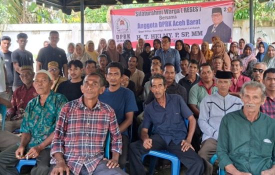 H. T. Helmy Tampung Aspirasi Warga Samatiga, Fokus pada Pertanian, Nelayan, dan Penanggulangan Banjir