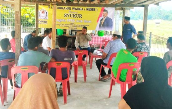 Reses di Gampong Babah Lueng, Syukur Serap Aspirasi Warga Soal Jalan dan Irigasi Pertanian