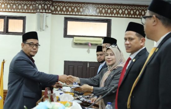 Fraksi PA Setujui Perubahan APBK Aceh Barat 2026